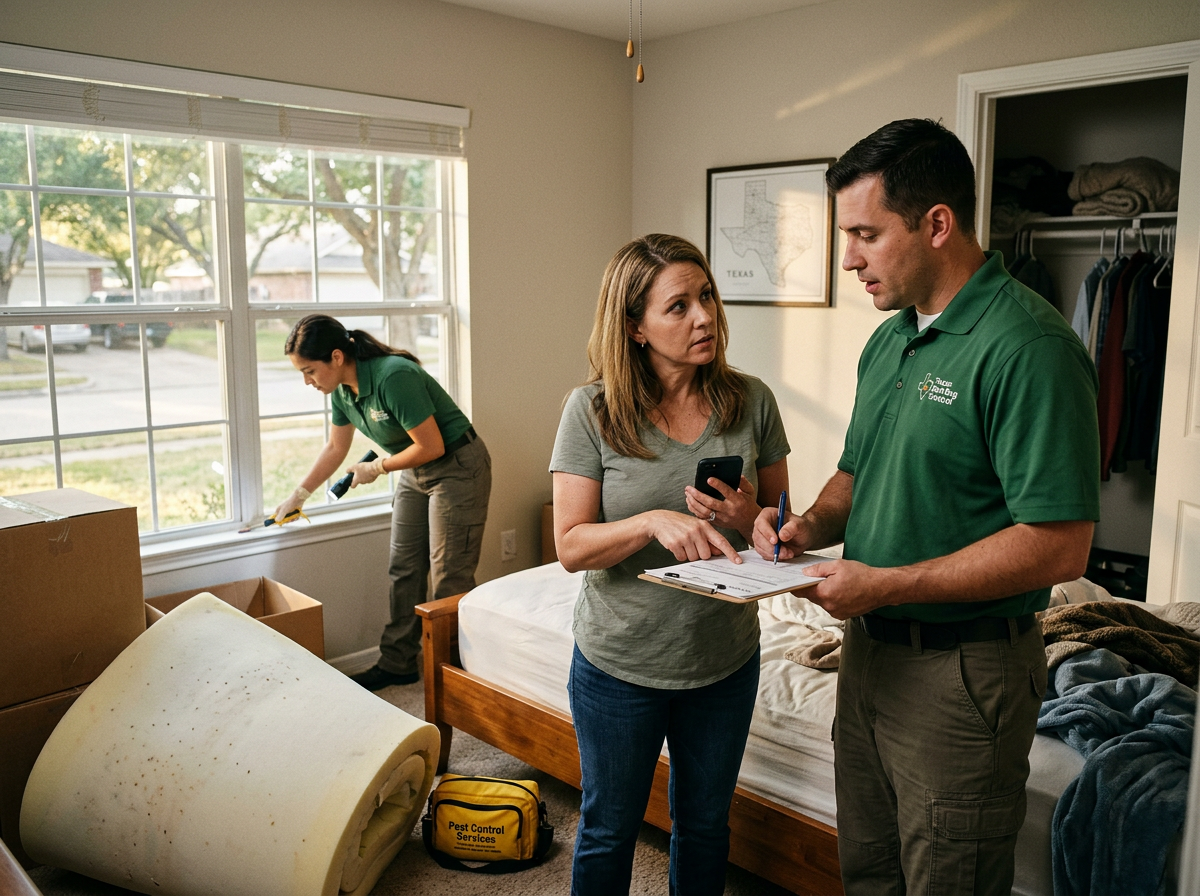 bed bug treatment and pest control in Manvel