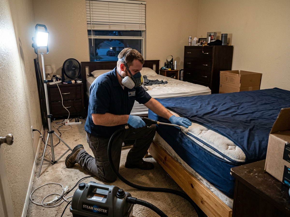 bed bug treatment and pest control in Crosby