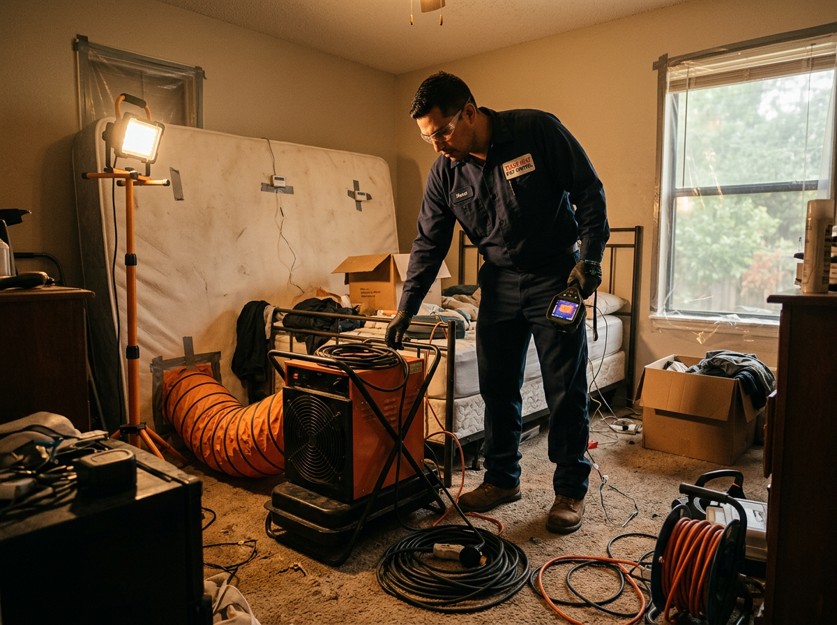 bed bug treatment and pest control in Webster